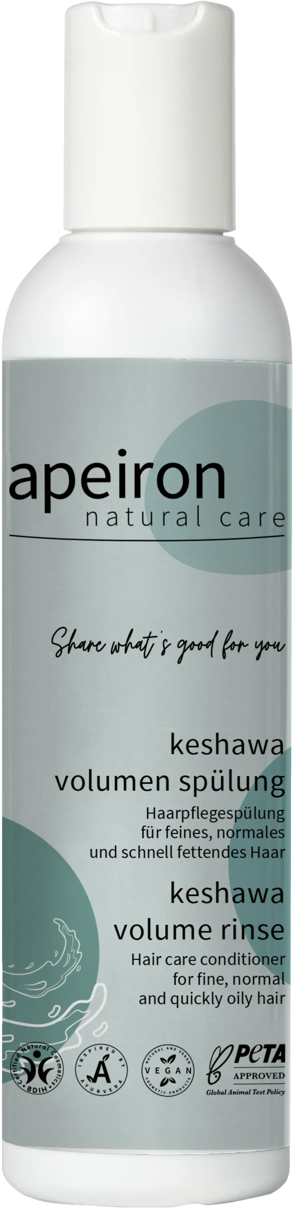 Apeiron - Après-shampoing Volume Keshawa - Donnez du volume à vos cheveux 🌿✨