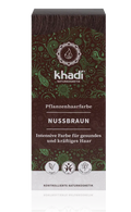 KHADI Pflanzenhaarfarbe Nussbraun