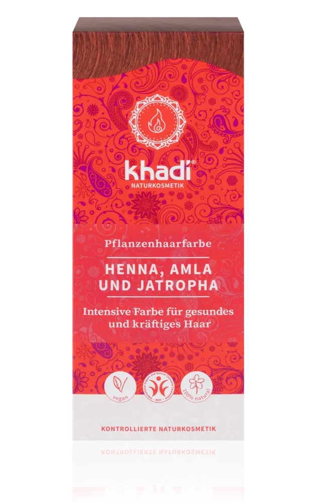 KHADI Pfl.haarf. Henna, Amla, Jatropha