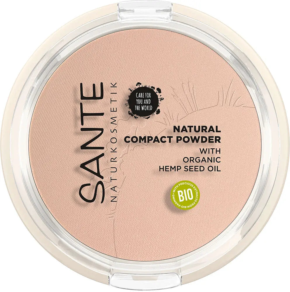 Sante - Poudre Compacte Naturelle 01 - Végane & Sans Gluten 🌿✨
