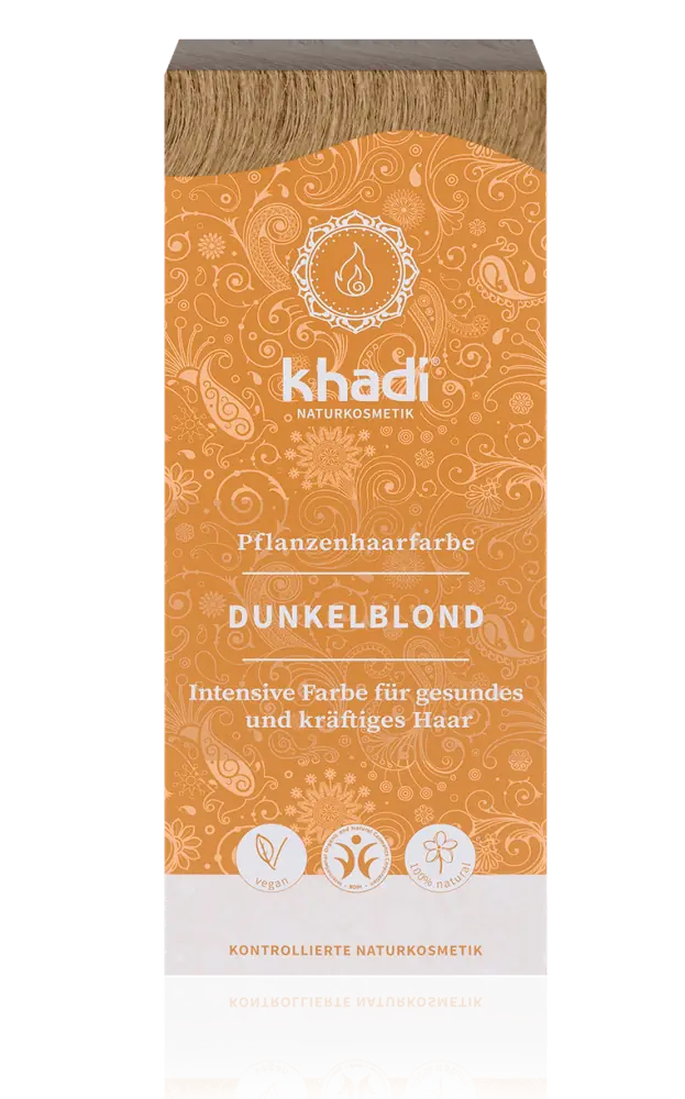 KHADI Pflanzenhaarfarbe Dunkelblond