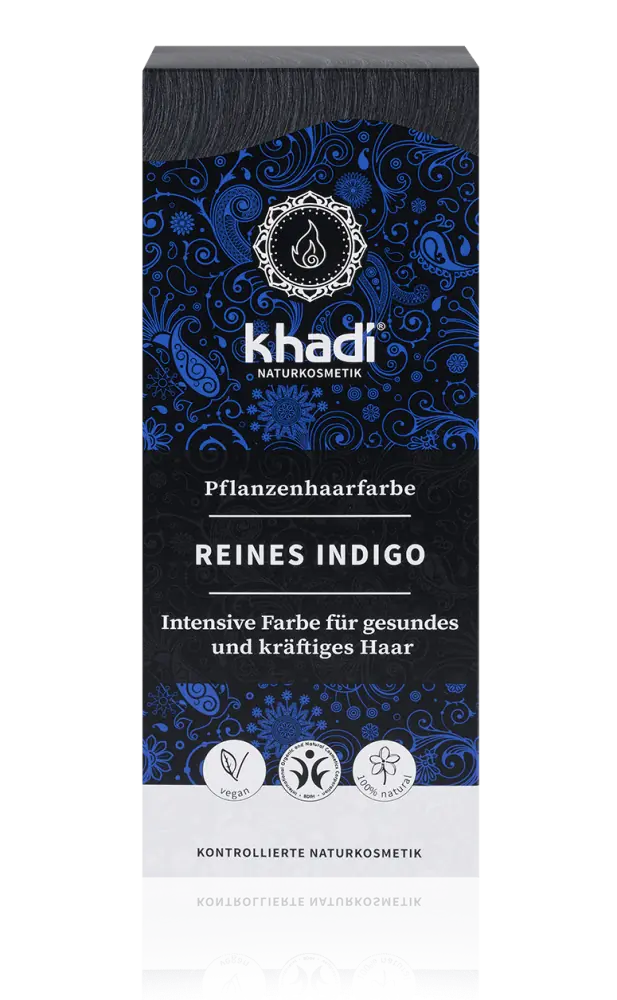 KHADI Pflanzenhaarfarbe Reines Indigo