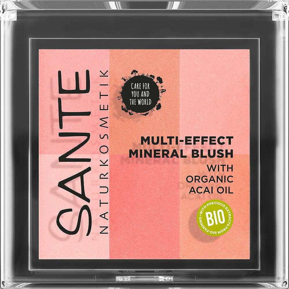 Sante - Blush Minéral Multi-Effets - Beauté Bio à l'Huile d'Açaï 🌿✨