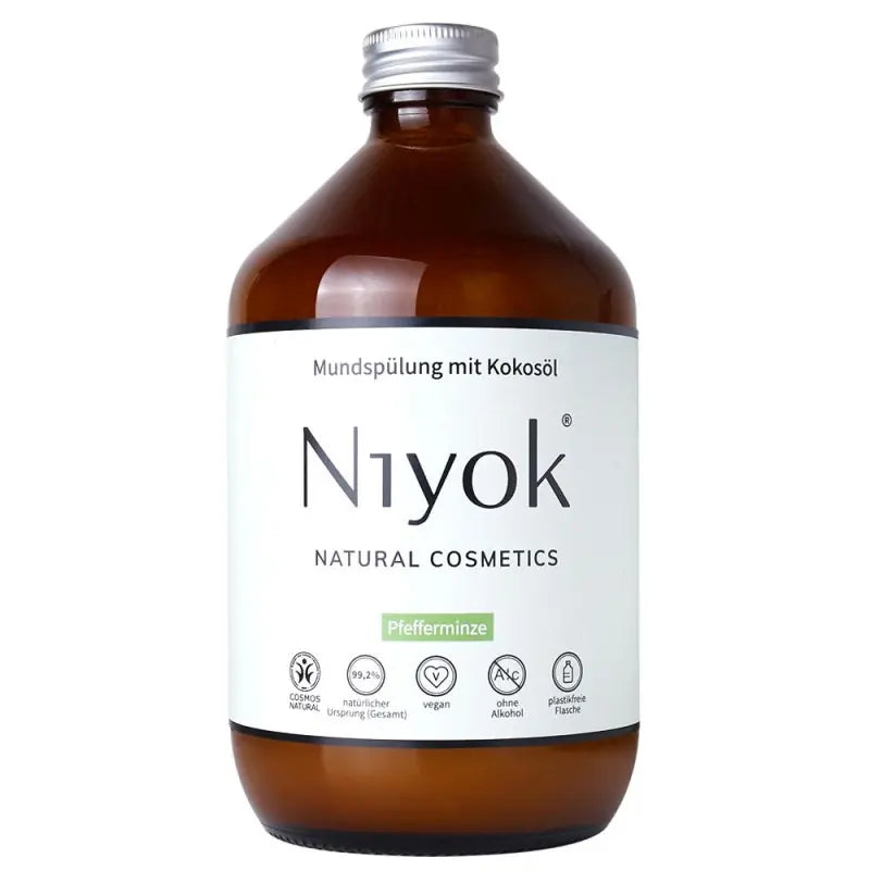 NIYOK Mundspülung Pfefferminze & Zitrone