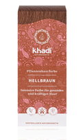 KHADI Pflanzenhaarfarbe Hellbraun