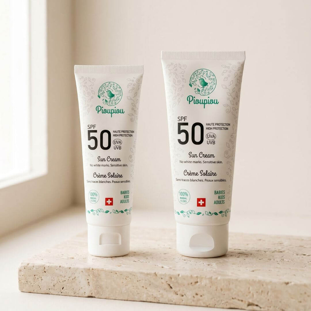 Crème solaire SPF 50 Bébé & Enfant | Minérale et naturelle