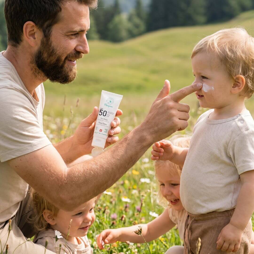 Crème solaire SPF 50 Bébé & Enfant | Minérale et naturelle