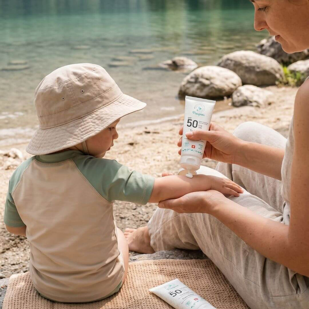 Crème solaire SPF 50 Bébé & Enfant | Minérale et naturelle