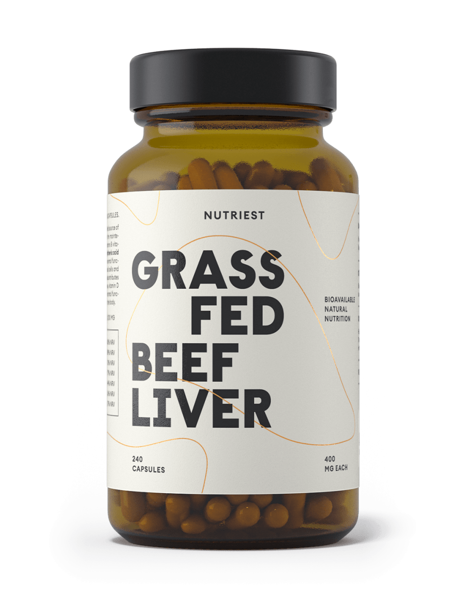Gélules de foie de bœuf de qualité supérieure