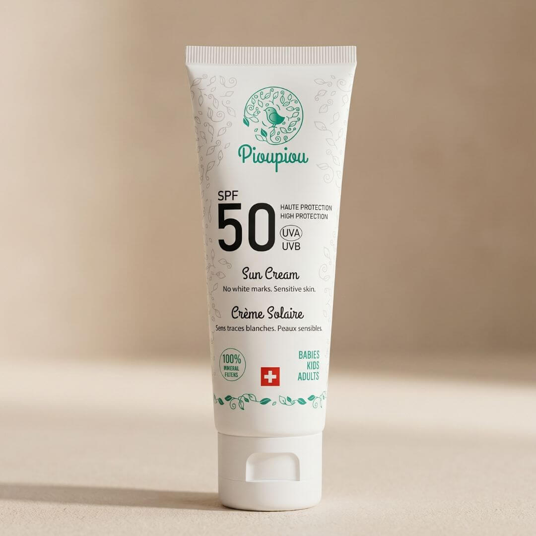 Crème solaire SPF 50 Bébé & Enfant | Minérale et naturelle
