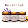 NEU TÄGLICHE PFLEGE BUNDLE – 3ER SET TALLOW CREMEN (PURE, LAVENDEL & ORANGE JOJOBA)