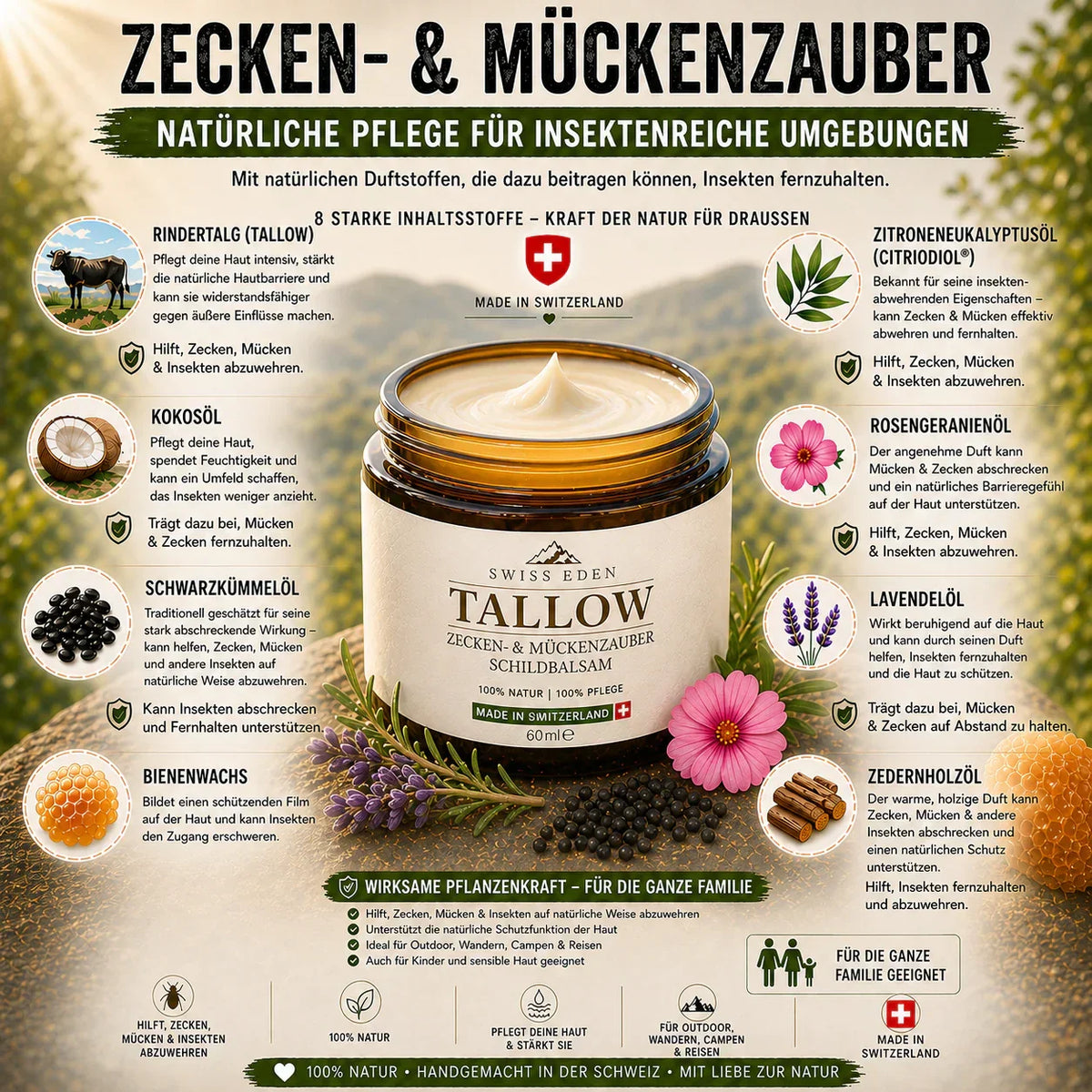 NEU - SOMMER DUO – DEIN NATÜRLICHER BEGLEITER FÜR SONNE & INSEKTENREICHE TAGE (2×60 ML)
